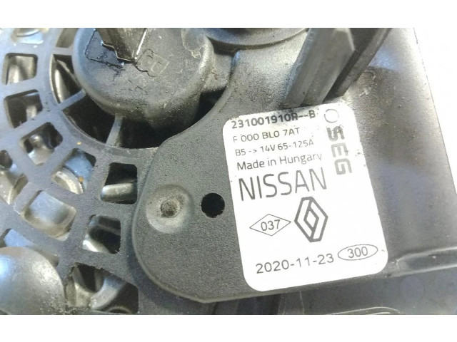 Генератор 231001910R Dacia Lodgy