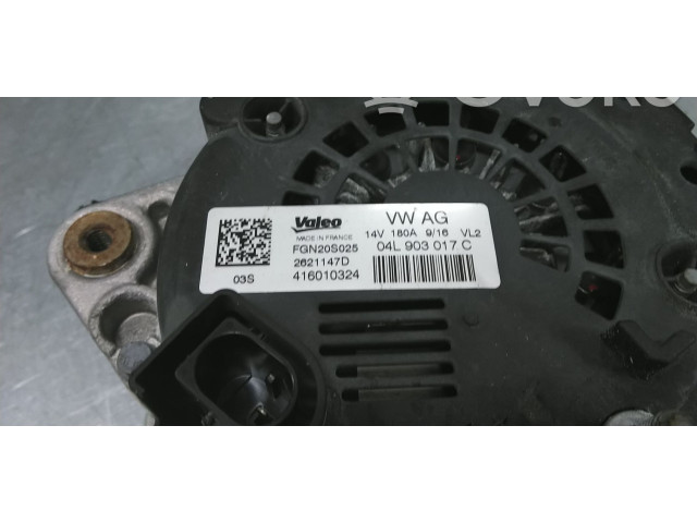 Генератор 04L903017C, 04L903017A Audi A6 S6 C7 4G