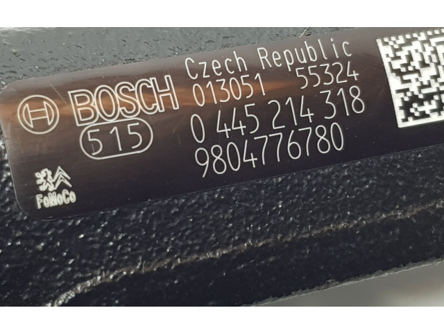 Топливная рампа 9804776780, 9804776780   Peugeot 2008 I  