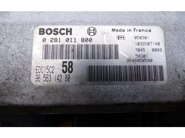 Řídící jednotka 0281011800 Peugeot 807 2014