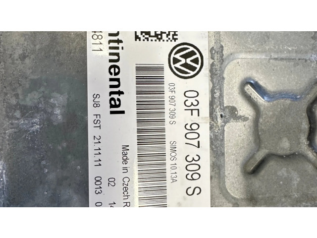 Блок управления двигателя 03F907309S, 5WP44811 Volkswagen Polo V 6R