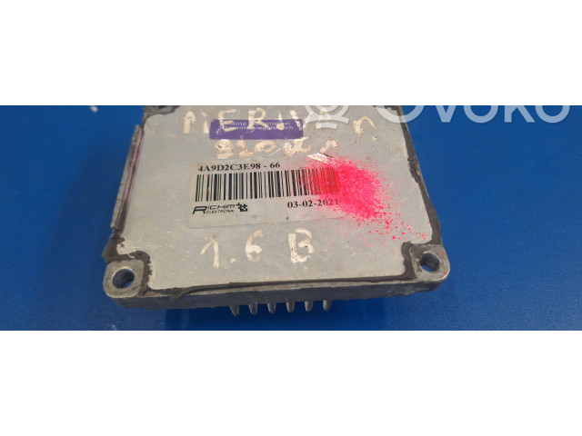 Блок управления двигателем Блок управления 12214820 Opel Meriva A