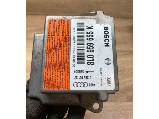 Блок подушек безопасности 8L0959655K, 0285001271   Audi A3 S3 8L