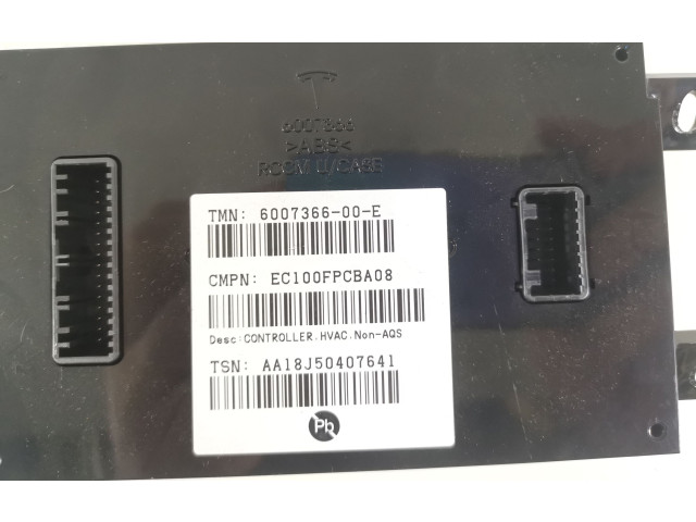 Блок управления климат-контролем 6007366-00-E, 6007366 Tesla Model X