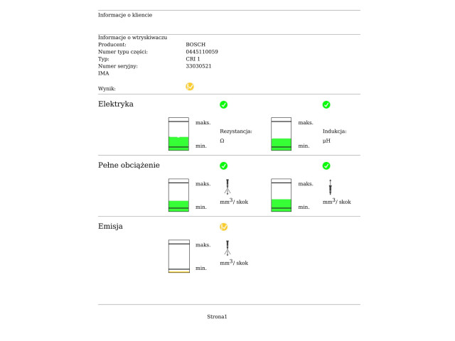 Vstřikovač 33030521, 33030521 Chrysler Grand Voyager IV