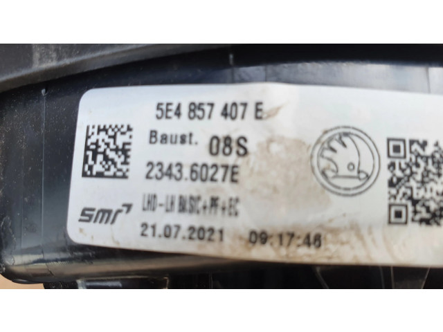 Зеркало электрическое левое Skoda Octavia Mk4 2019- года