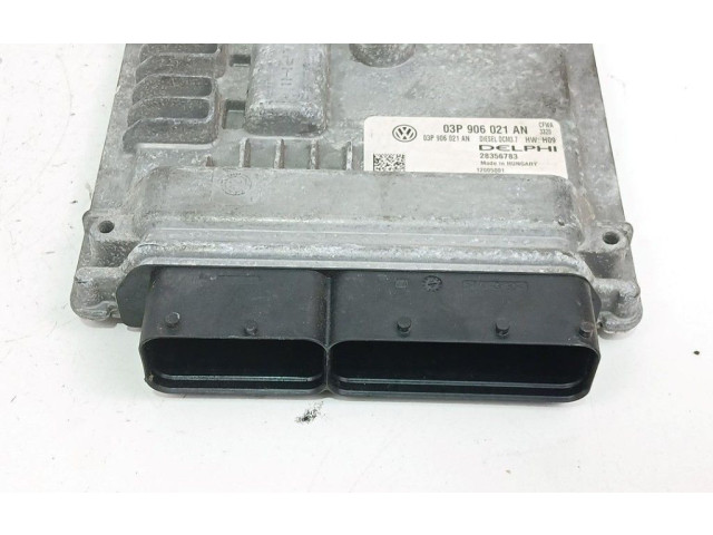 Блок управления двигателя 03P906021AN   Skoda Fabia Mk2 (5J)