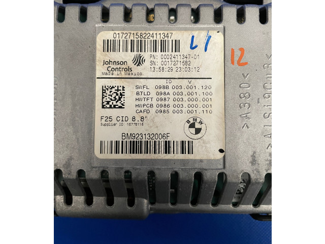 Дисплей    9231320, 000241134701   BMW X3 F25