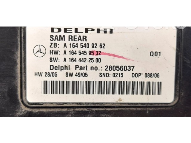 Блок комфорта 1645409262, A1645409262 Mercedes-Benz R W251