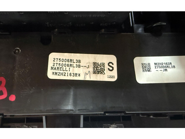 Блок управления климат-контролем 275006RL3B Nissan Rogue