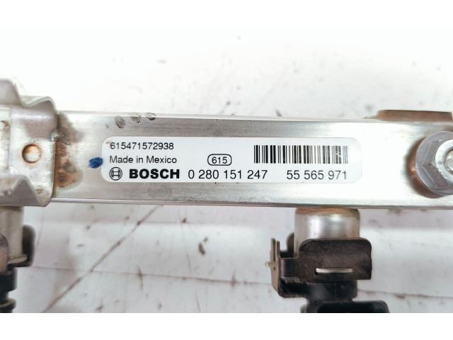 Комплект форсунок 0280151247, 55565971    Buick Encore I  B14XFT / LUV 