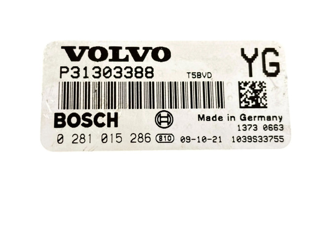 Блок управления двигателя P31303388, 0281015286   Volvo V70