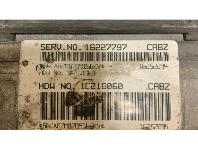 Блок управления двигателя 16218060 Chevrolet Camaro