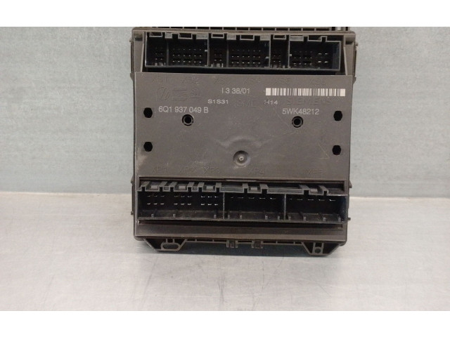 Pojistková skříňka Řídící jednotka BSM 6Q1937049B, 5WK48212 Volkswagen Polo III 6N 6N2 6NF 2001
