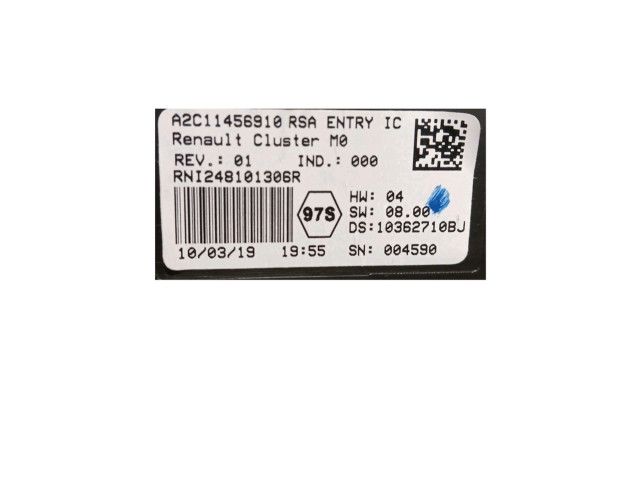 Панель приборов 248101306R Dacia Duster II