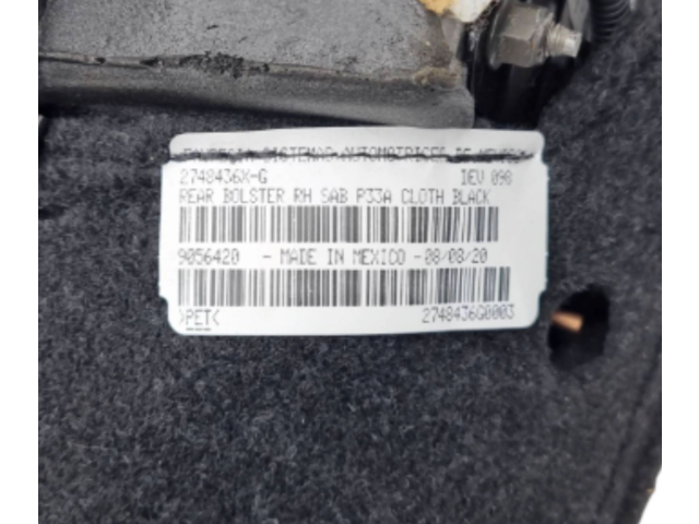 Подушка безопасности в сиденье 2748436G0003, 9056420   Nissan Rogue
