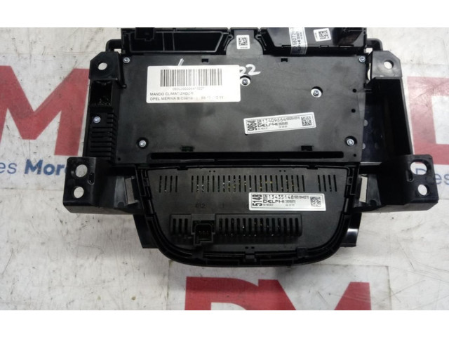 Блок управления климат-контролем 13435148   Opel Meriva B