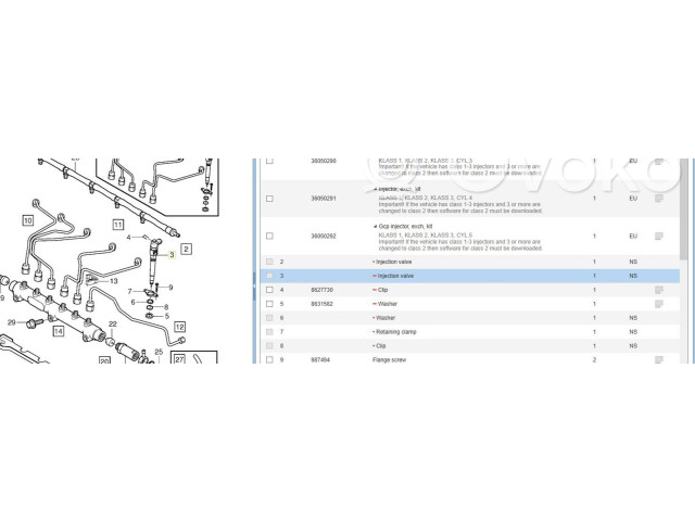 Форсунка 8658352, 0445110078 Volvo S60 D 5244 T