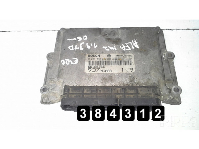 Блок управления двигателя 55185365 Alfa Romeo 147