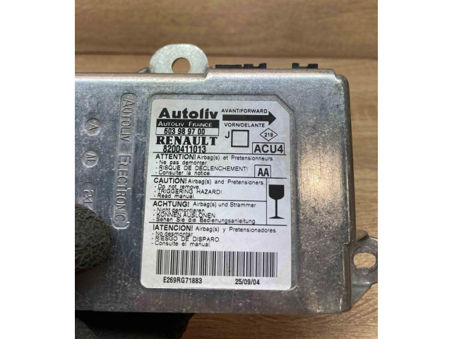 Блок подушек безопасности 8200411013, 603989700 Renault Scenic II - Grand scenic II
