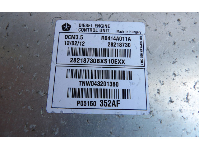 Блок управления двигателя P05150352AF, 2821730BX5E   Jeep Grand Cherokee