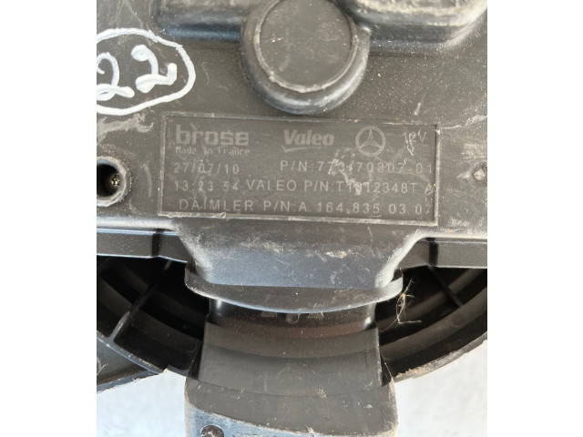 Вентилятор печки A1648350307, 27707710 Mercedes-Benz ML W164