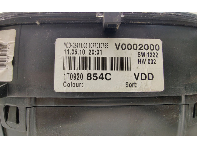 Панель приборов 1T0920854C, V0002000   Volkswagen Caddy       