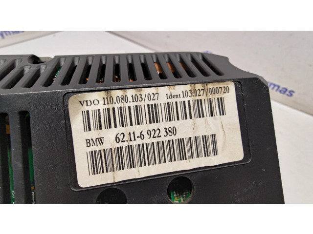 Přístrojová deska BMW 7 E65 E66 2002 62116922380, 62119151407