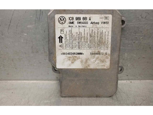 Блок подушек безопасности 1C0909601A, 5WK43123 Skoda Fabia Mk1 (6Y)