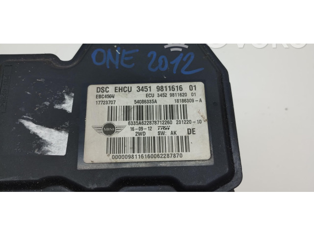 Блок АБС 34516874553, 17723707 Mini One - Cooper F56 F55 2013 - года