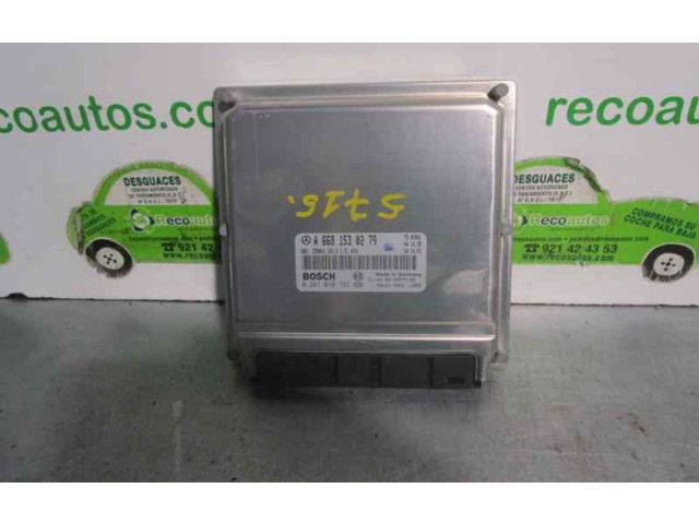 Řídící jednotka A6681530279, 0281010793 Mercedes-Benz A W168 2003