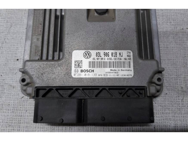 Řídící jednotka 03L906018NJ, 03L907309R   Volkswagen Caddy 2011