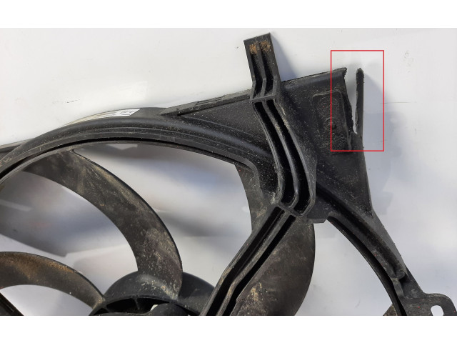 Вентилятор радиатора 9801559180, 9827870080 Citroen C4 Cactus 1.2