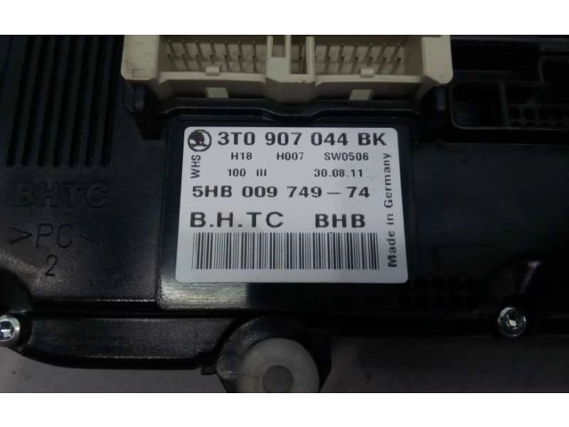 Блок управления климат-контролем 3T0907044BK   Skoda Yeti (5L)