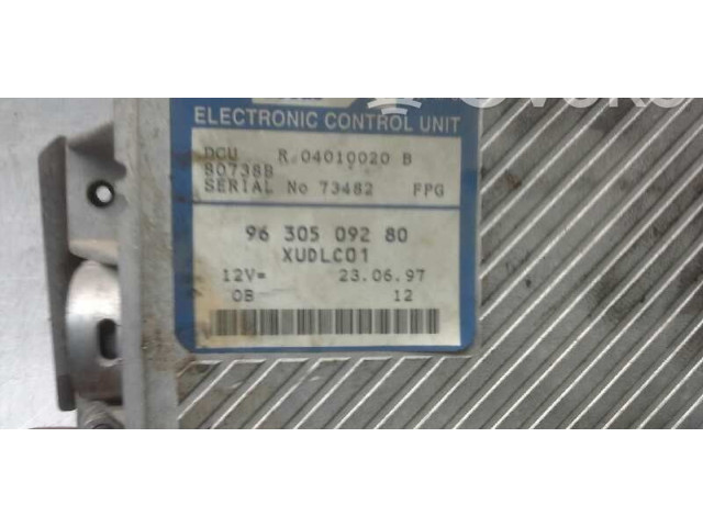 Блок управления двигателя R04010020B, 9630509280   Citroen Xantia