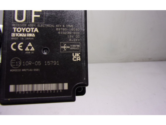 Pojistková skříňka 897B0016030, 897B0016030 Toyota Corolla E160 E170 2023