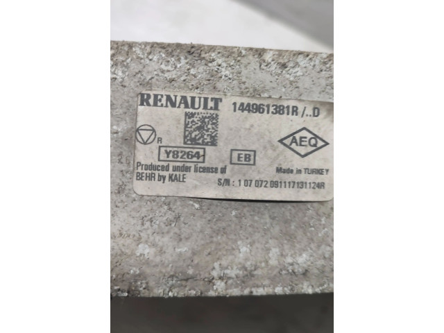 Радиатор интеркулера 144961381R Dacia Duster II