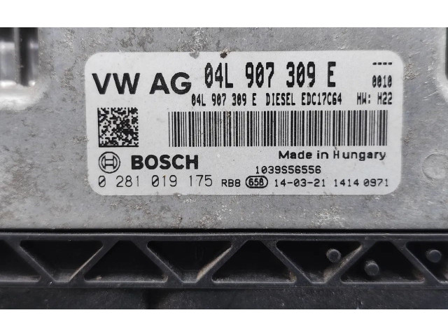Блок управления двигателя 04L907309E, 0281019175   Volkswagen Golf Cross