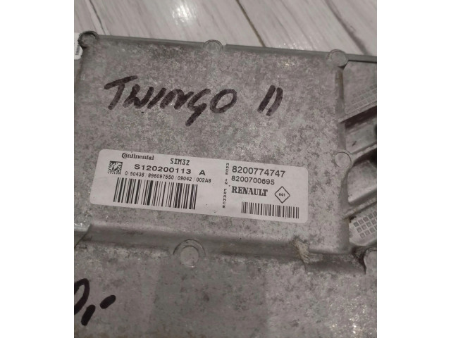 Блок управления двигателем Блок управления 8200774747 Renault Twingo II