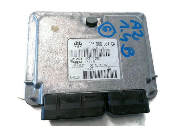 Блок управления двигателя 036906034CA, 6160069007 Audi A2