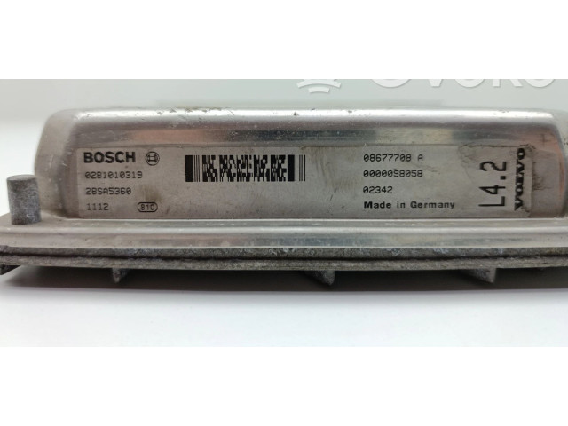 Блок управления двигателя 0281010319, 08677708A   Volvo XC90