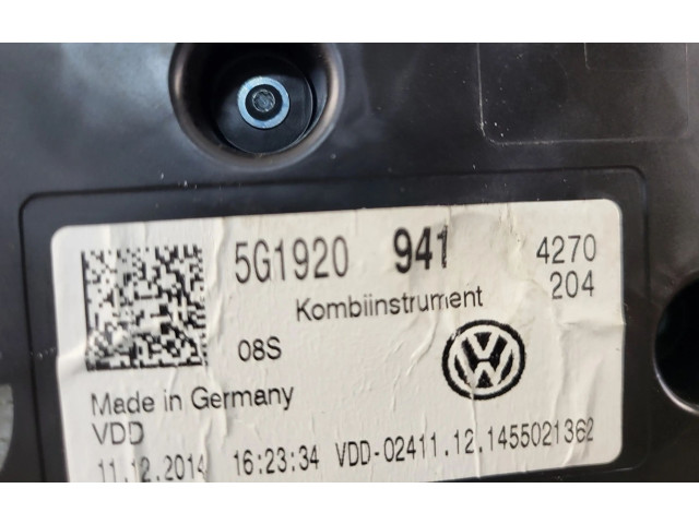 Панель приборов 5G1920941 Volkswagen Golf VII