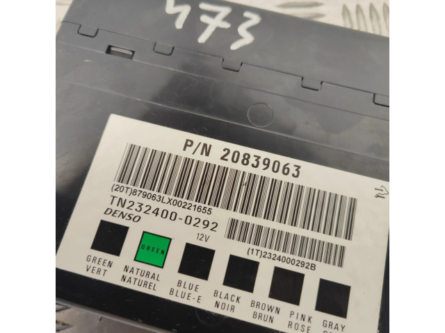 Блок комфорта 20839063   Chevrolet Captiva   