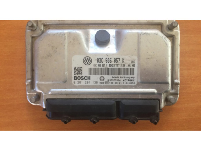 Модуль управления зеркалом крыла 03C906057K Skoda Fabia Mk2 (5J)