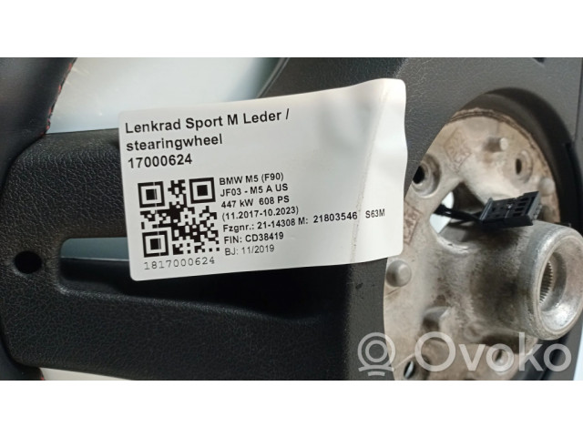 Руль BMW M5 F90 2017- года 021105, 32308094391