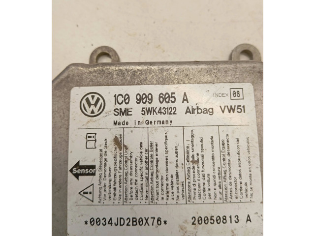 Блок подушек безопасности 1C0909605A, 20050813A   Volkswagen Transporter - Caravelle T5