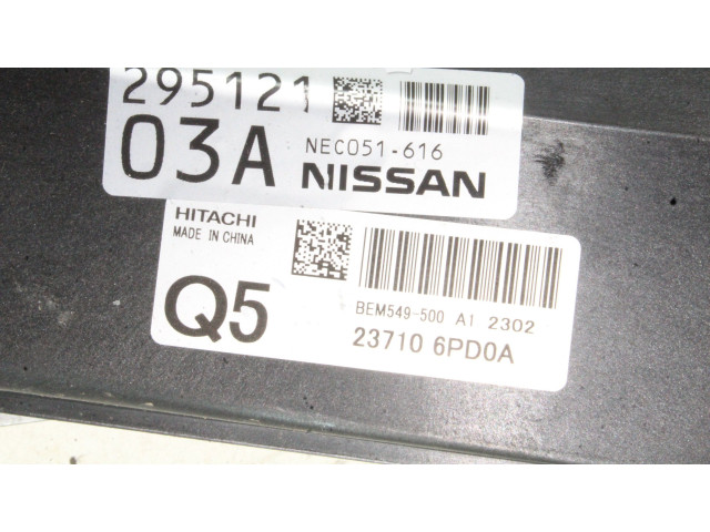 Pojistková skříňka Блок управления двигателя 237106PD0A, NEC051616 Nissan Juke II F16 2022