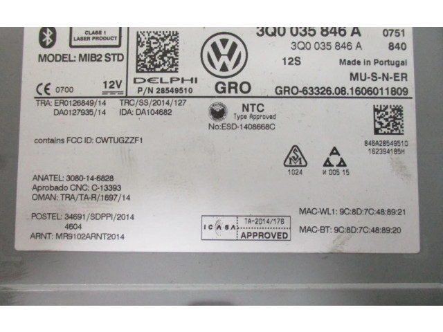 Блок управления АБС 3G0919605D   Volkswagen Golf Sportsvan