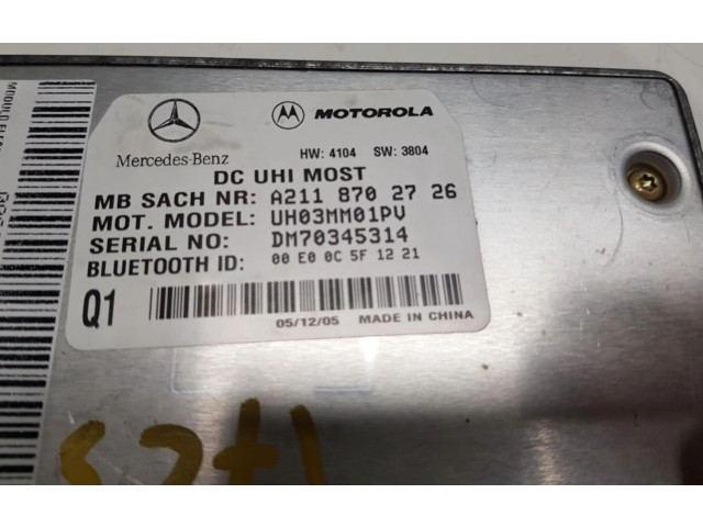 Řídící jednotka A2118702726 Mercedes-Benz SL R230