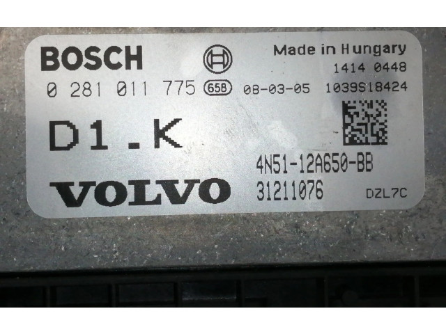 Блок управления двигателя 0281011775 Volvo C30